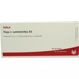 THUJA E SUMMITATIBUS D 3 ampul, 10X1 ml