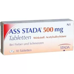 ASS STADA 500 mg tablet, 10 adet