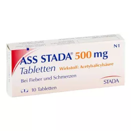 ASS STADA 500 mg tablet, 10 adet