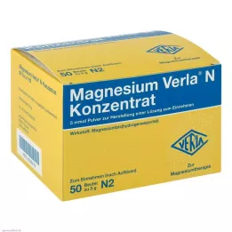 MAGNESIUM VERLA N Ağızdan kullanım için konsantre, 50 adet