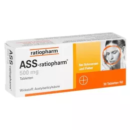 ASS-ratiopharm 500 mg tablet, 30 adet