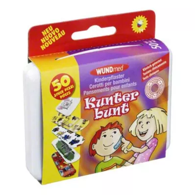 KINDERPFLASTER Kunterbunt, 50 adet KINDERPFLASTER Kunterbunt, 50 adet
