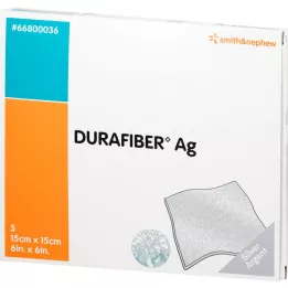 DURAFIBER Ag 15x15 cm bandaj, 5 adet