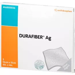 DURAFIBER Ag 15x15 cm bandaj, 5 adet