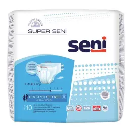 SUPER SENI İnkontinans pantolonu XS beden, 10 adet