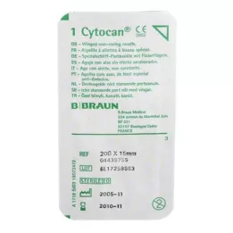 CYTOCAN Port kanülü 20 G 15 mm, 1 adet