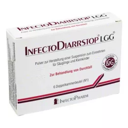 INFECTODIARRSTOP LGG Ağızdan kullanım için süspansiyon hazırlamak için toz, 6 adet