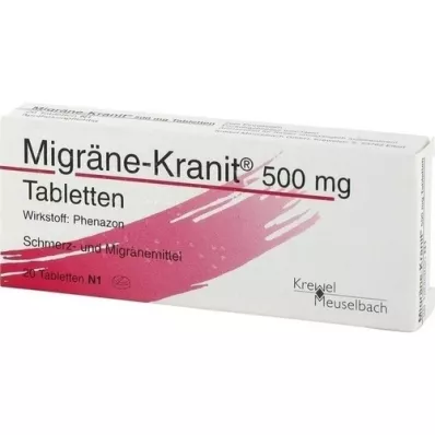 MIGRÄNE KRANIT 500 mg tablet, 20 adet