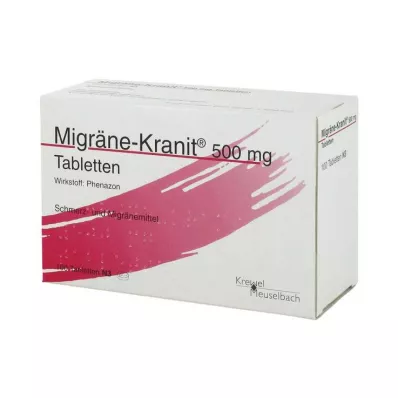 MIGRÄNE KRANIT 500 mg tablet, 100 adet MIGRÄNE KRANIT 500 mg tablet, 100 adet
