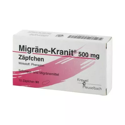 MIGRÄNE KRANIT 500 mg fitil, 10 adet MIGRÄNE KRANIT 500 mg fitil, 10 adet