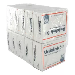 UNIZINK 50 enterik kaplı tablet, 10X100 adet