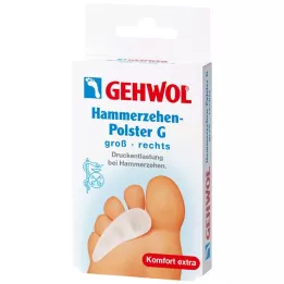 GEHWOL Polimer jel çekiç parmak pedi G sağ, 1 adet