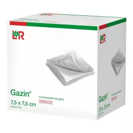 GAZIN Gazlı bez komp. 7,5x7,5 cm steril 8 katlı, 25X2 adet