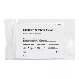 AIR-VITA Bi-Protect solunum maskesi, 1 adet