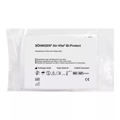 AIR-VITA Bi-Protect solunum maskesi, 1 adet AIR-VITA Bi-Protect solunum maskesi, 1 adet