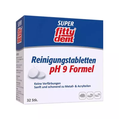 FITTYDENT Süper temizleme tabletleri, 32 adet