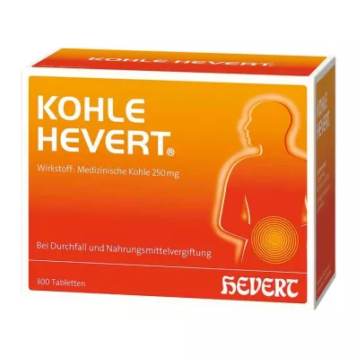 Kömür Hevert tabletleri, 300 adet Kömür Hevert tabletleri, 300 adet