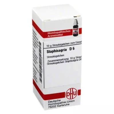 STAPHISAGRIA D 6 globül, 10 g