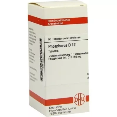 PHOSPHORUS D 12 Tablet, 80 Kapsül
