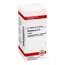 PHOSPHORUS D 12 Tablet, 80 Kapsül