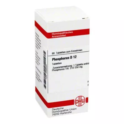 PHOSPHORUS D 12 Tablet, 80 Kapsül