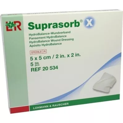 SUPRASORB X HydroBalance Yara Örtüsü 5x5 cm, 5 adet