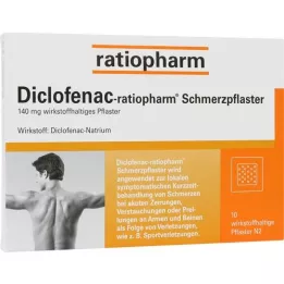 DICLOFENAC-ratiopharm ağrı kesiciler, 10 adet