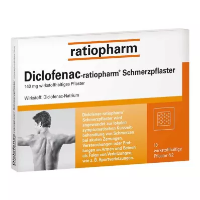 DICLOFENAC-ratiopharm ağrı kesiciler, 10 adet DICLOFENAC-ratiopharm ağrı kesiciler, 10 adet