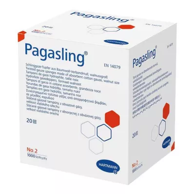 PAGASLING Gazlı bez steril olmayan 2 numara ceviz, 1000 adet PAGASLING Gazlı bez steril olmayan 2 numara ceviz, 1000 adet