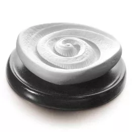 DUFTSTEIN Enerji spirali seramik disk siyah, 1 adet