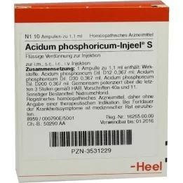 ACIDUM PHOSPHORICUM INJEEL S Ampuller, 10 adet