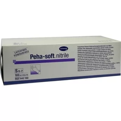 PEHA-SOFT nitril Unt.Handsch.unste.puderfrei S, 100 adet