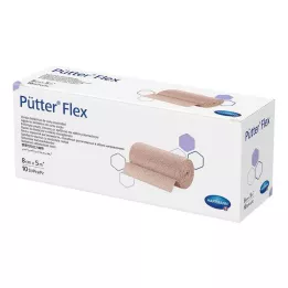 PÜTTER Esnek bandaj 8 cmx5 m, 10 adet