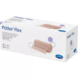 PÜTTER Esnek bandaj 10 cmx5 m, 10 adet