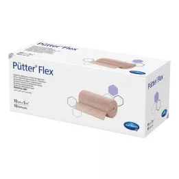 PÜTTER Esnek bandaj 10 cmx5 m, 10 adet