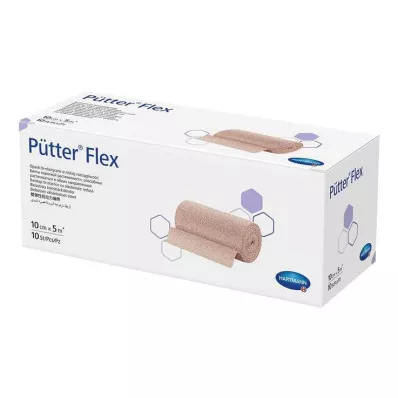 PÜTTER Esnek bandaj 10 cmx5 m, 10 adet PÜTTER Esnek bandaj 10 cmx5 m, 10 adet