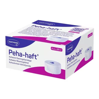 Peha Haft sabitleme bandajı lateks içermez 4 cm x 20 m, 1 adet