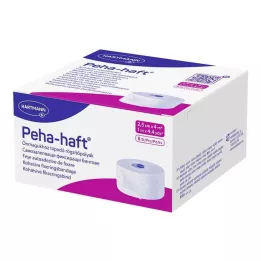 PEHA-HAFT Sabitleme bandajı lateks içermeyen 2,5 cmx4 m, 8 adet