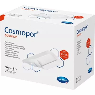 COSMOPOR Advance yara örtüsü 8x10 cm, 25 adet