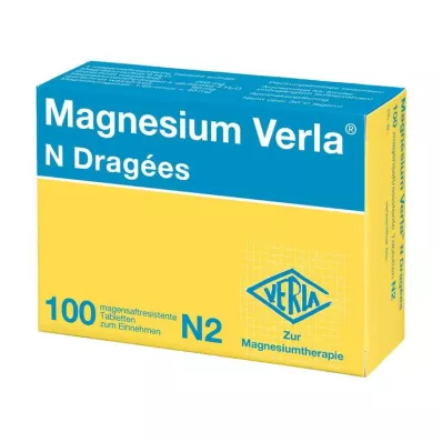 MAGNESIUM VERLA N Kaplı tabletler, 100 adet MAGNESIUM VERLA N Kaplı tabletler, 100 adet