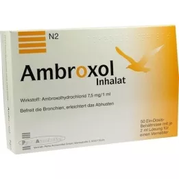 AMBROXOL Nebülizör için inhalasyon çözeltisi, 50X2 ml