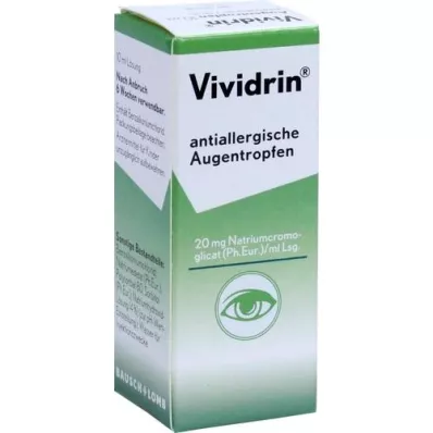 VIVIDRIN antialerjik göz damlası, 10 ml