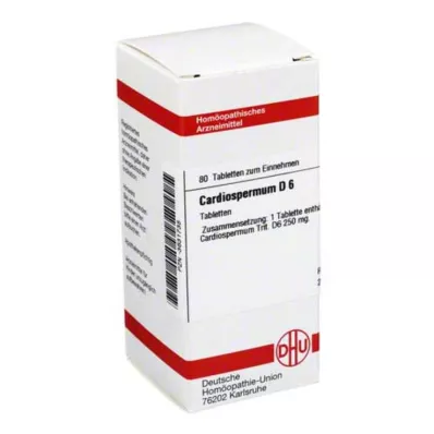 DHU Cardiospermum D 6 tablet, 80 adet DHU Cardiospermum D 6 tablet, 80 adet