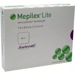 MEPILEX Lite köpük sargı 7,5x8,5 cm steril, 5 adet
