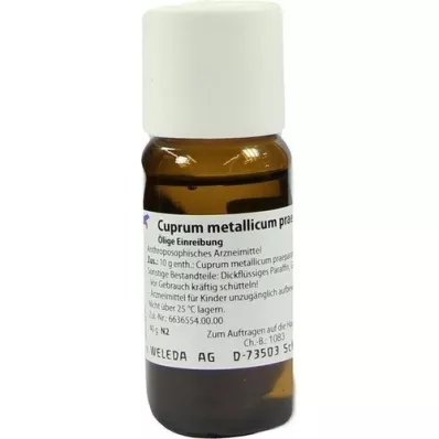 CUPRUM METALLICUM praep.0.4% yağlı liniment, 40 g