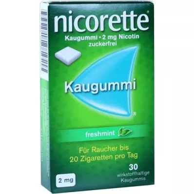 NICORETTE 2 mg taze naneli sakız, 30 adet