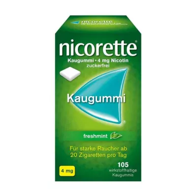 NICORETTE 4 mg taze naneli sakız, 105 adet NICORETTE 4 mg taze naneli sakız, 105 adet