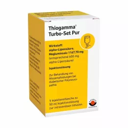 THIOGAMMA Turbo Set Saf enjeksiyon şişeleri, 50 ml