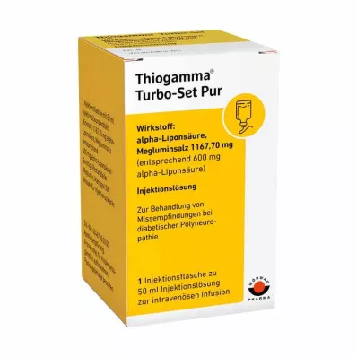 THIOGAMMA Turbo Set Saf enjeksiyon şişeleri, 50 ml THIOGAMMA Turbo Set Saf enjeksiyon şişeleri, 50 ml