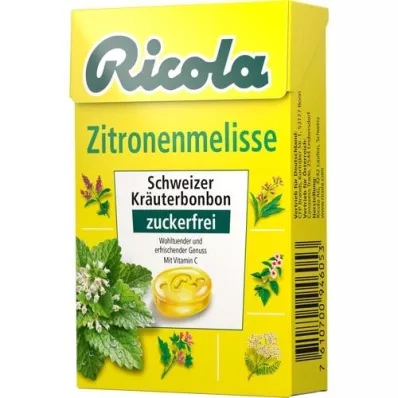 RICOLA o.Z.Box melisa şekerleri, 50 g